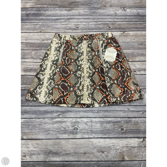 Skirt Mini & Short By Altard State In Animal Print, Size: S