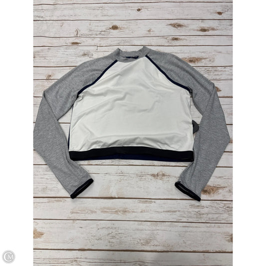 Athletic Top Long Sleeve Crewneck By New Balance In Multi-colored, Size: L