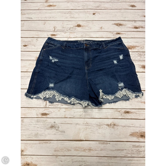 Shorts By Maurices In Blue Denim, Size: 24