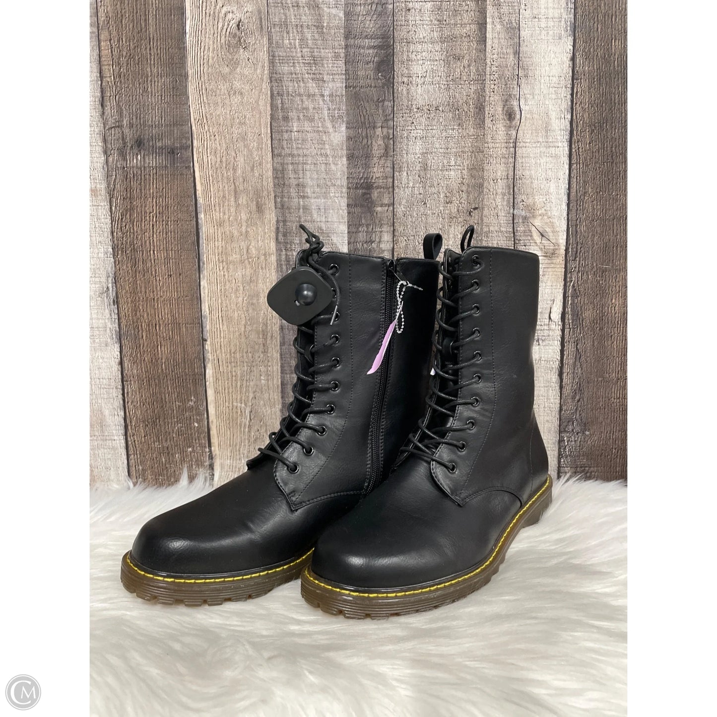 Boots Combat By Cme In Black, Size: 11