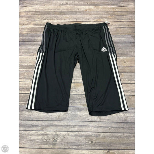 Athletic Shorts By Adidas In Black, Size: 2x