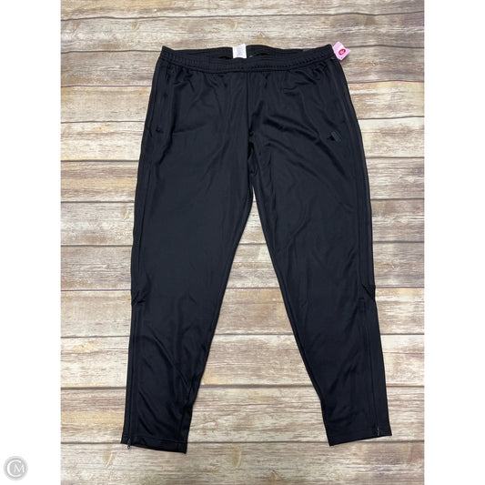 Athletic Pants By Adidas In Black, Size: 2x
