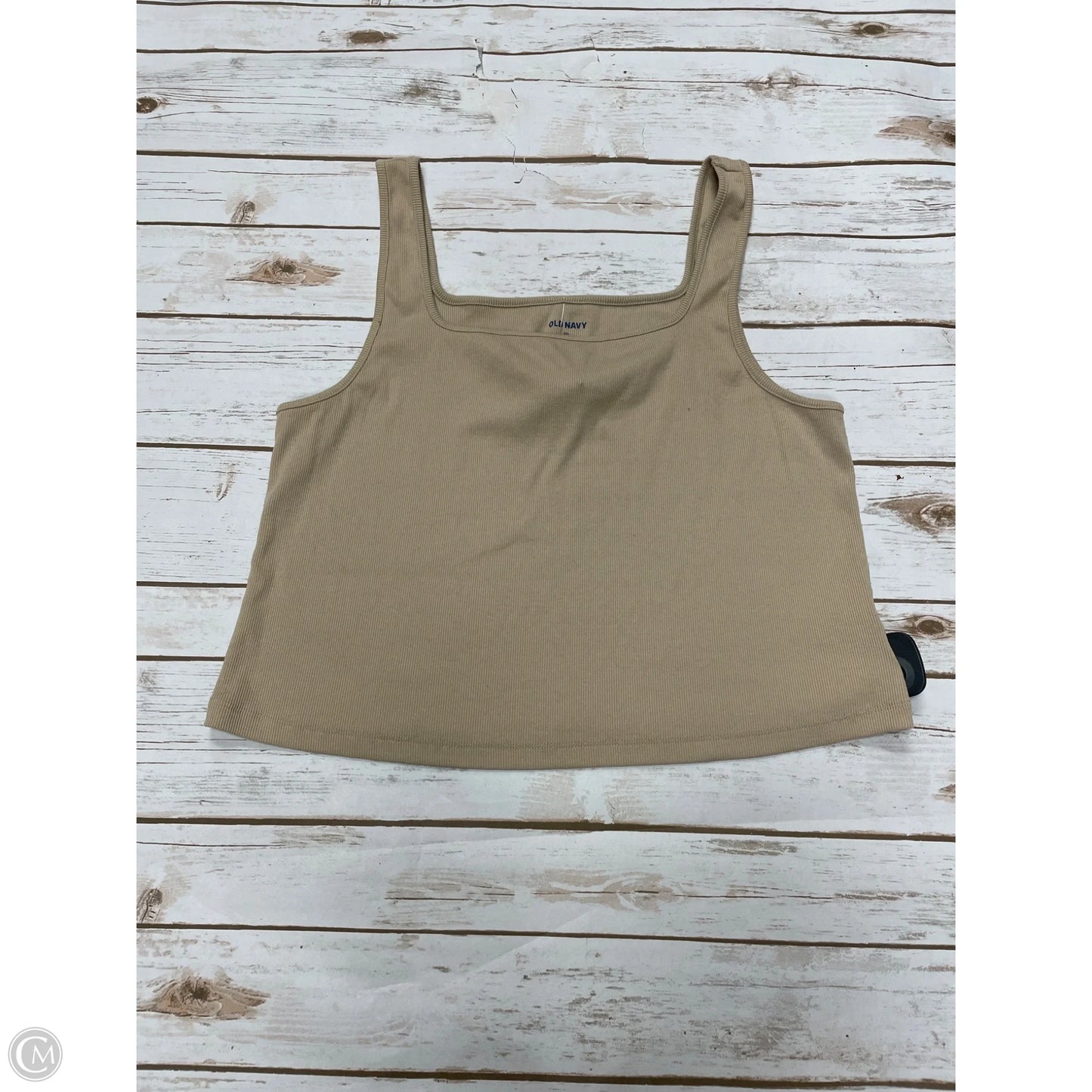 Top Sleeveless By Old Navy In Tan, Size: Xxl