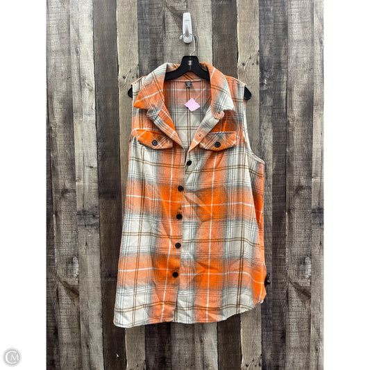Vest Other By Shein In Plaid Pattern, Size: 3x