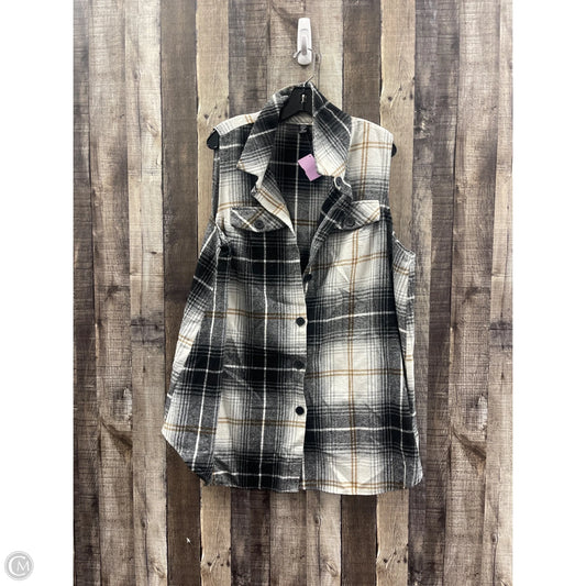 Vest Other By Shein In Plaid Pattern, Size: 3x