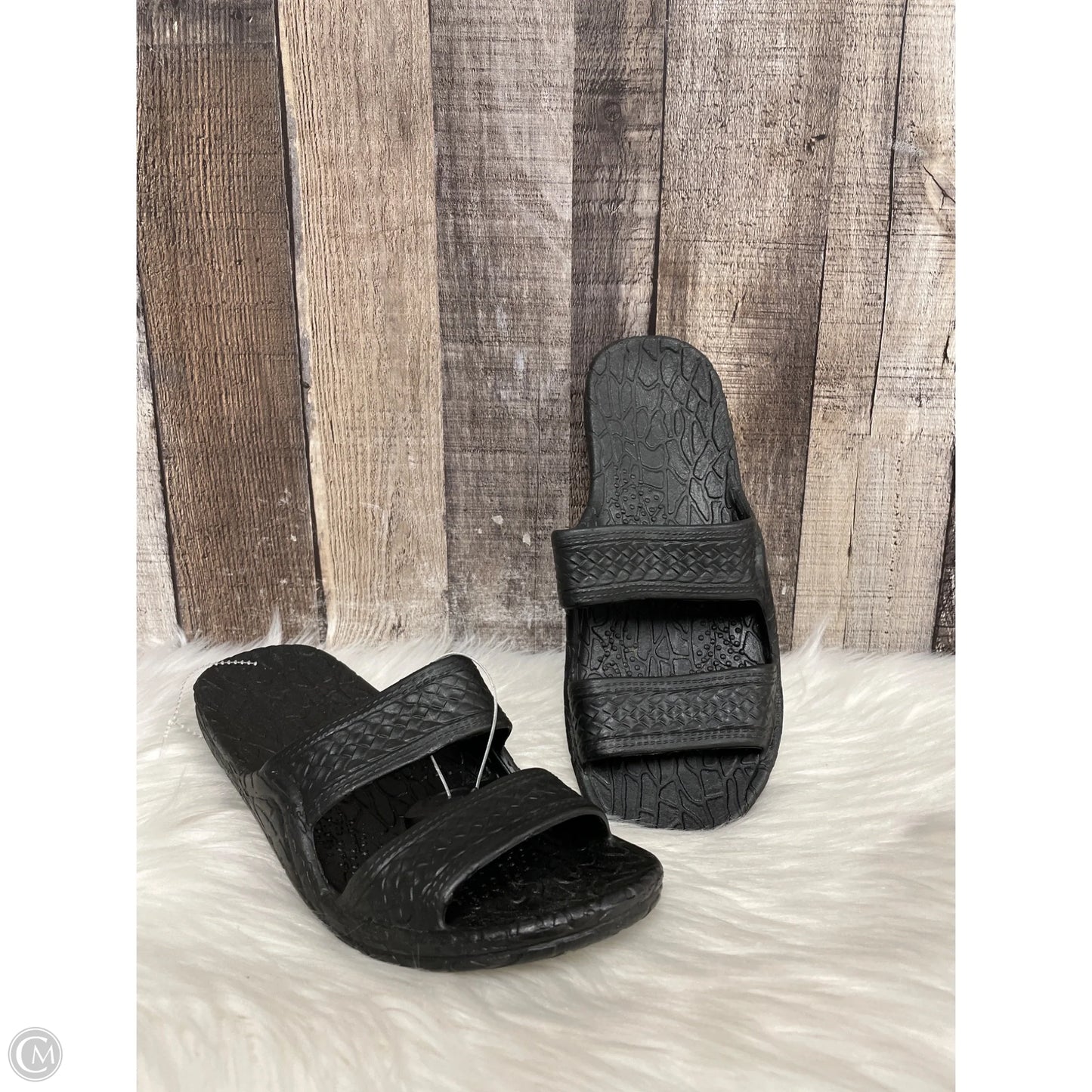 Sandals Flats By Cme In Black, Size: 8