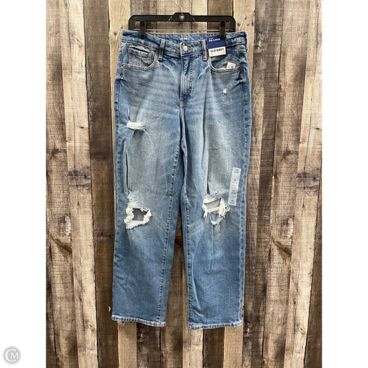 Jeans Boyfriend By Old Navy In Blue Denim, Size: 12