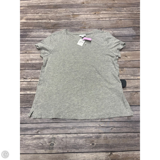 Top Short Sleeve By J. Jill In Grey, Size: Sp