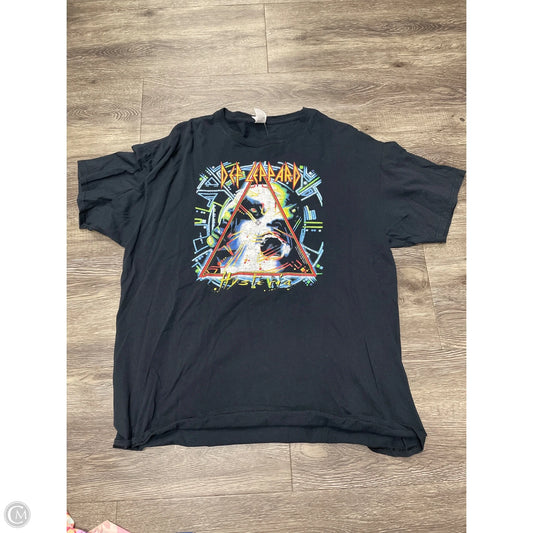 Top Short Sleeve Basic By Fruit Of The Loom In Black, Size: Xl