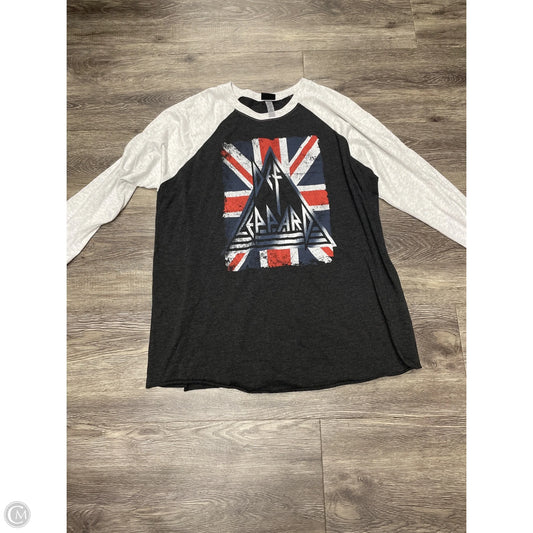 Top Long Sleeve By Cme In Multi-colored, Size: Xl