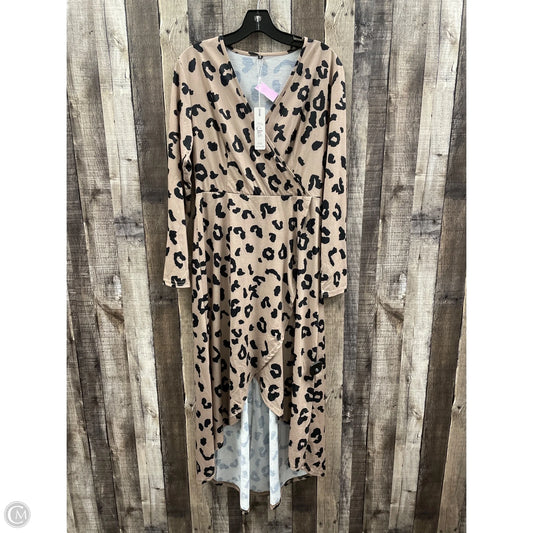 Dress Casual Maxi By Cmf In Animal Print, Size: M