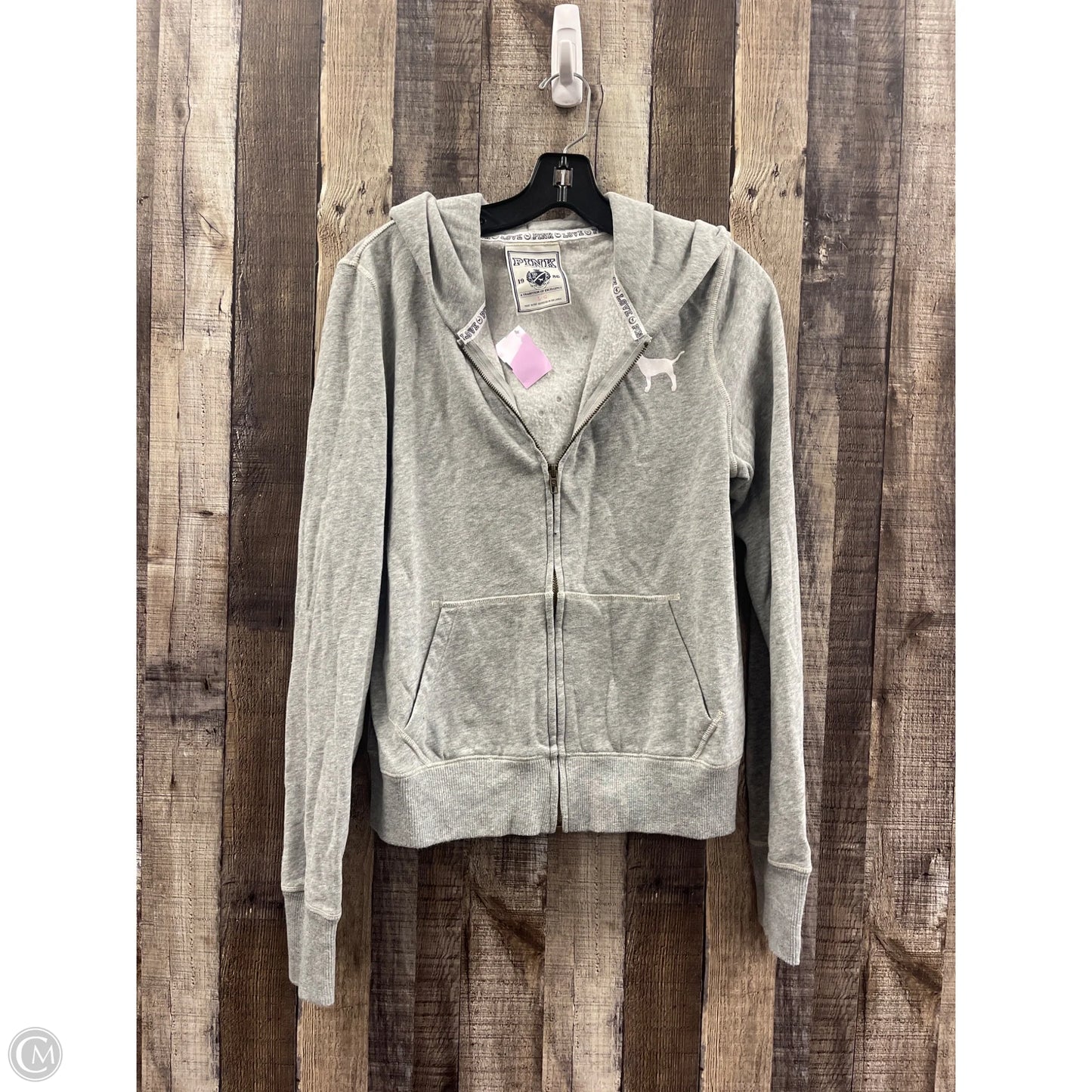 Jacket Other By Pink In Grey, Size: L