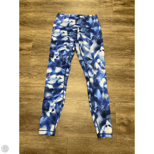 Athletic Leggings By Lululemon In Blue, Size: 8