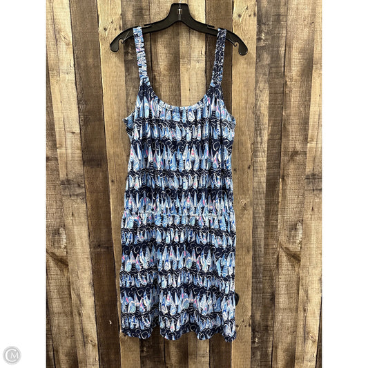 Dress Designer By Lilly Pulitzer In Floral Print, Size: Xl