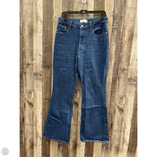 Jeans Flared By Abercrombie And Fitch In Blue Denim, Size: 10