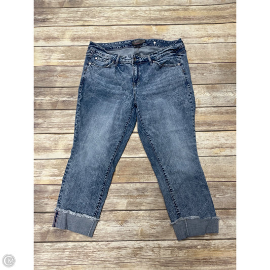 Jeans Boyfriend By Torrid In Blue Denim, Size: 16