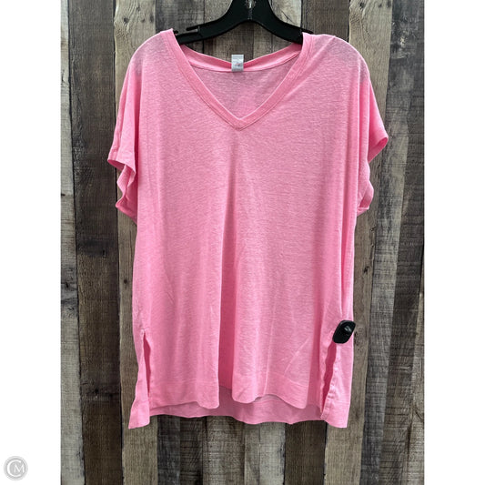 Top Short Sleeve Basic By Old Navy In Pink, Size: S