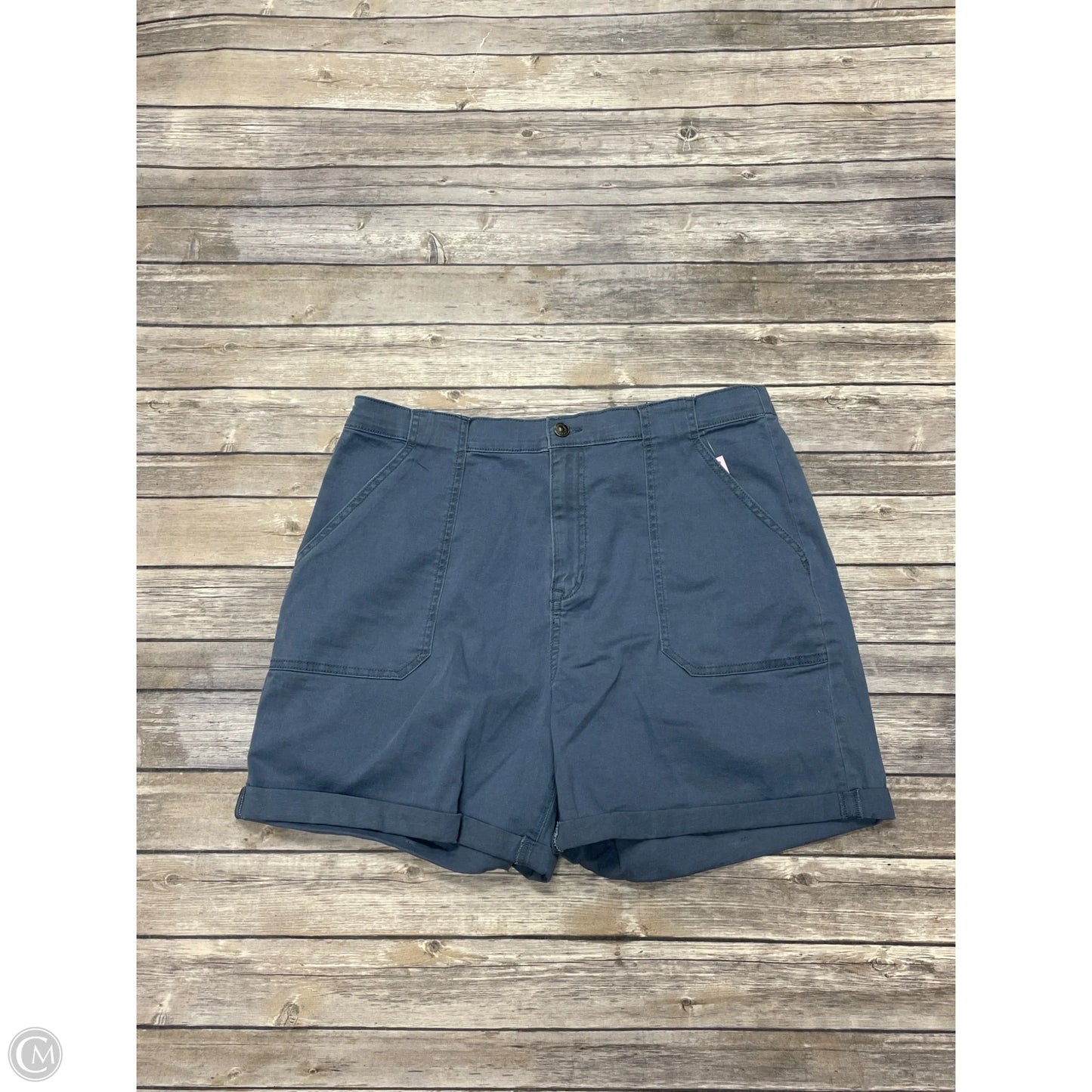 Shorts By Gloria Vanderbilt In Blue, Size: Xl