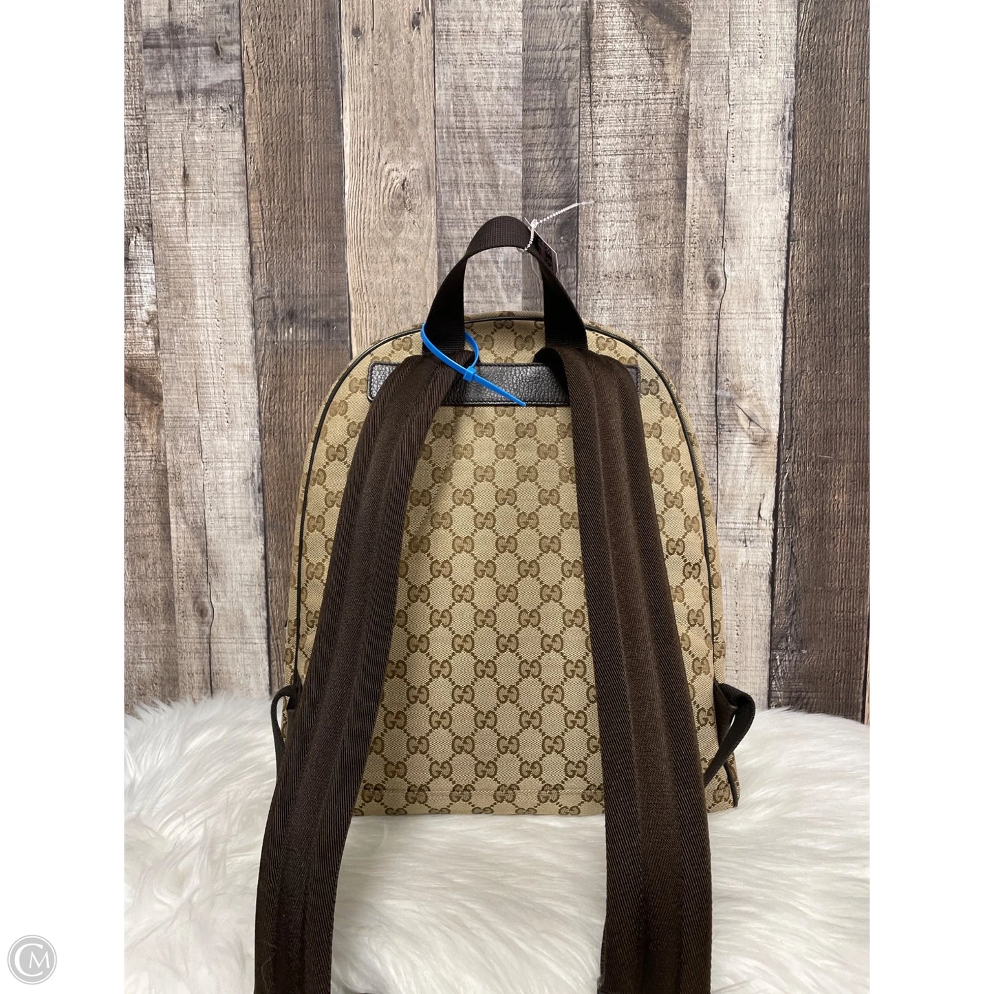 Backpack Luxury Designer By Gucci, Size: Medium