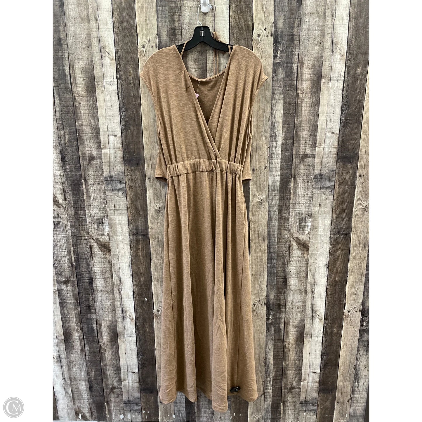 Jumpsuit By Cme In Tan, Size: M