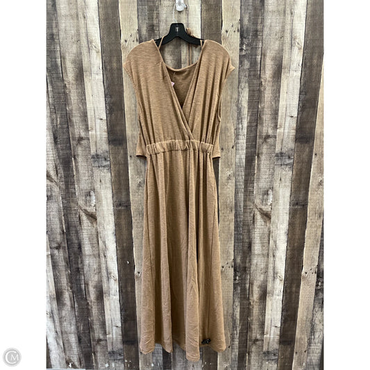 Jumpsuit By Cme In Tan, Size: M