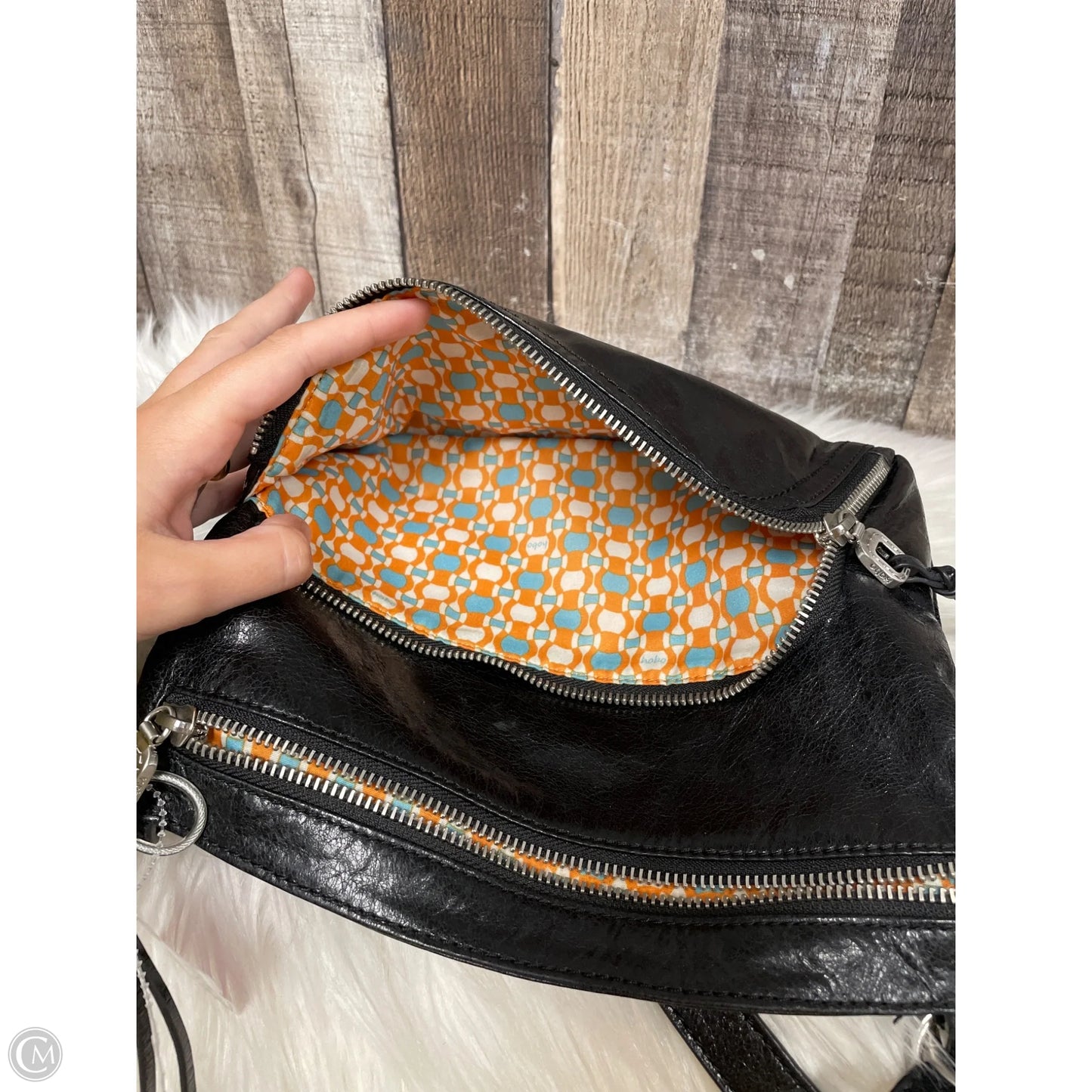 Crossbody Leather By Hobo Intl, Size: Medium