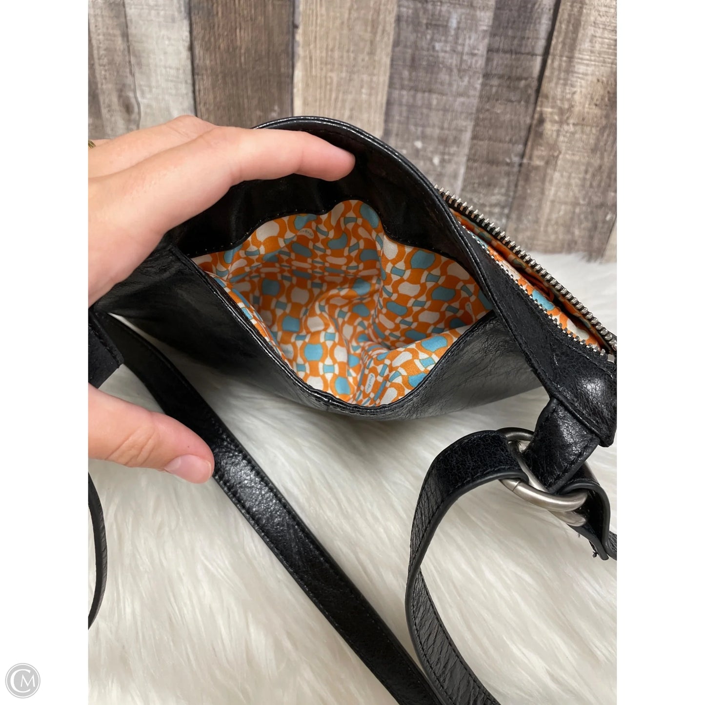 Crossbody Leather By Hobo Intl, Size: Medium