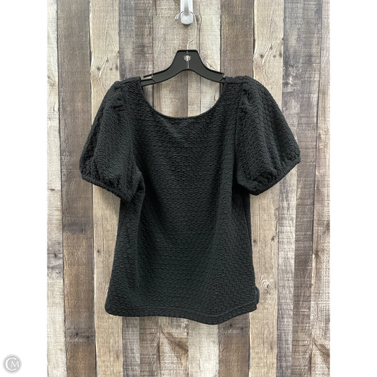 Top Short Sleeve By Porridge In Black, Size: S