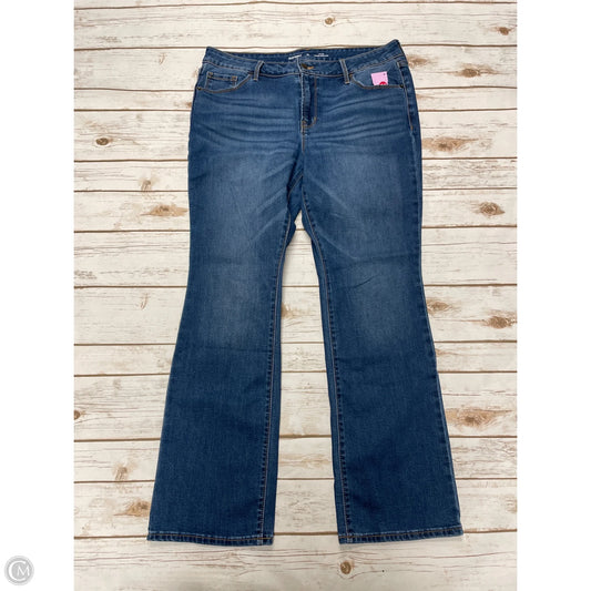 Jeans Boot Cut By Old Navy In Blue Denim, Size: 14