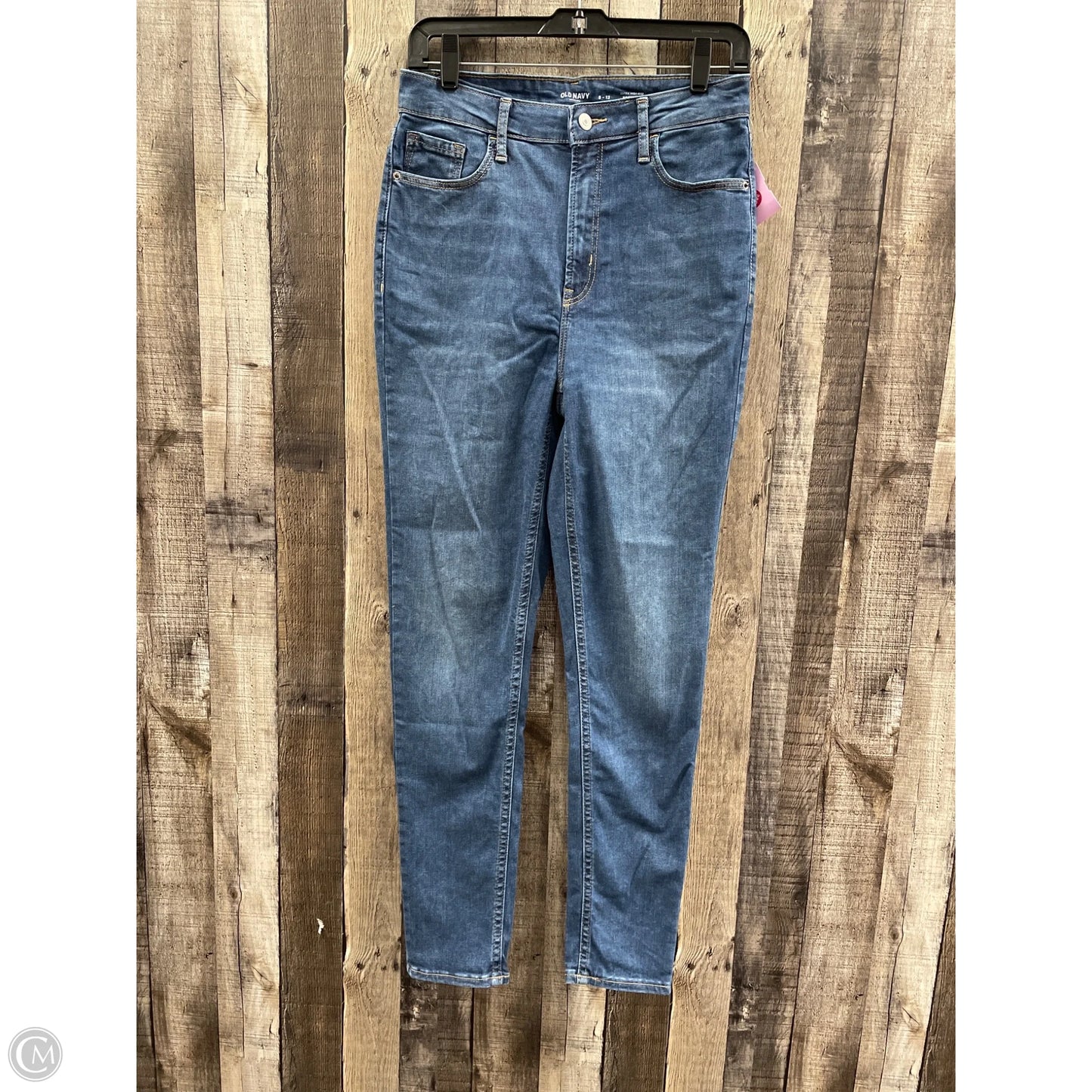 Jeans Skinny By Old Navy In Blue Denim, Size: 8