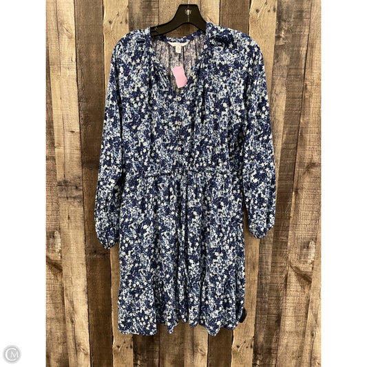 Dress Casual Short By Time And Tru In Blue, Size: M
