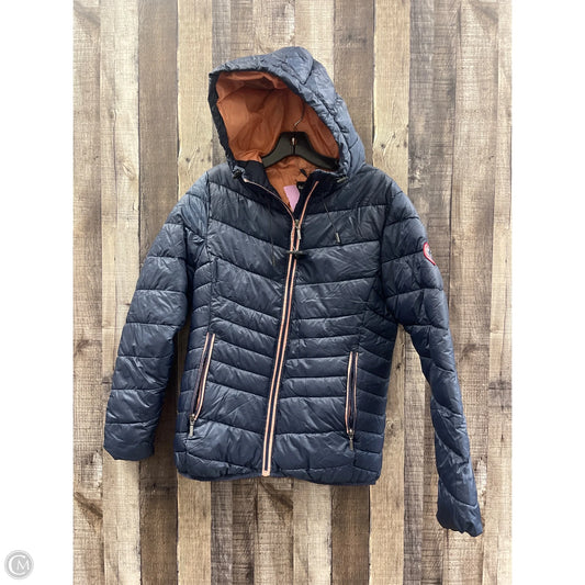 Coat Puffer & Quilted By Cme In Navy, Size: M