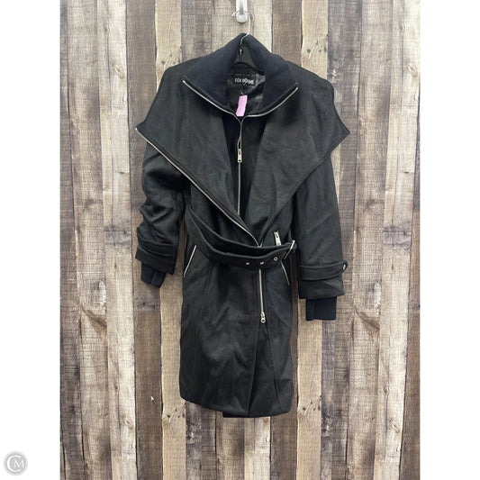 Coat Wool By Clothes Mentor In Black, Size: M