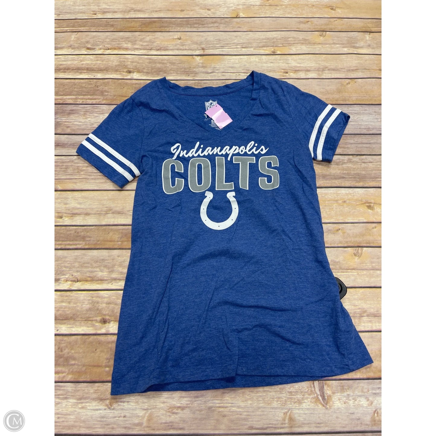 Athletic Top Long Sleeve Crewneck By Nfl In Blue, Size: S