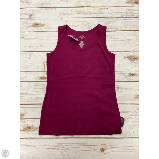 Tank Top By St Johns Bay In Maroon, Size: S