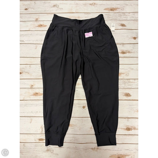 Athletic Pants By Old Navy In Black, Size: Xl