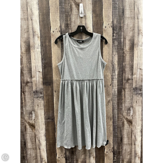 Dress Casual Midi By Cme In Grey, Size: L