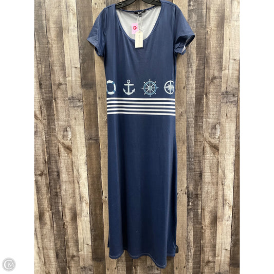Dress Casual Maxi By Cme In Navy, Size: S