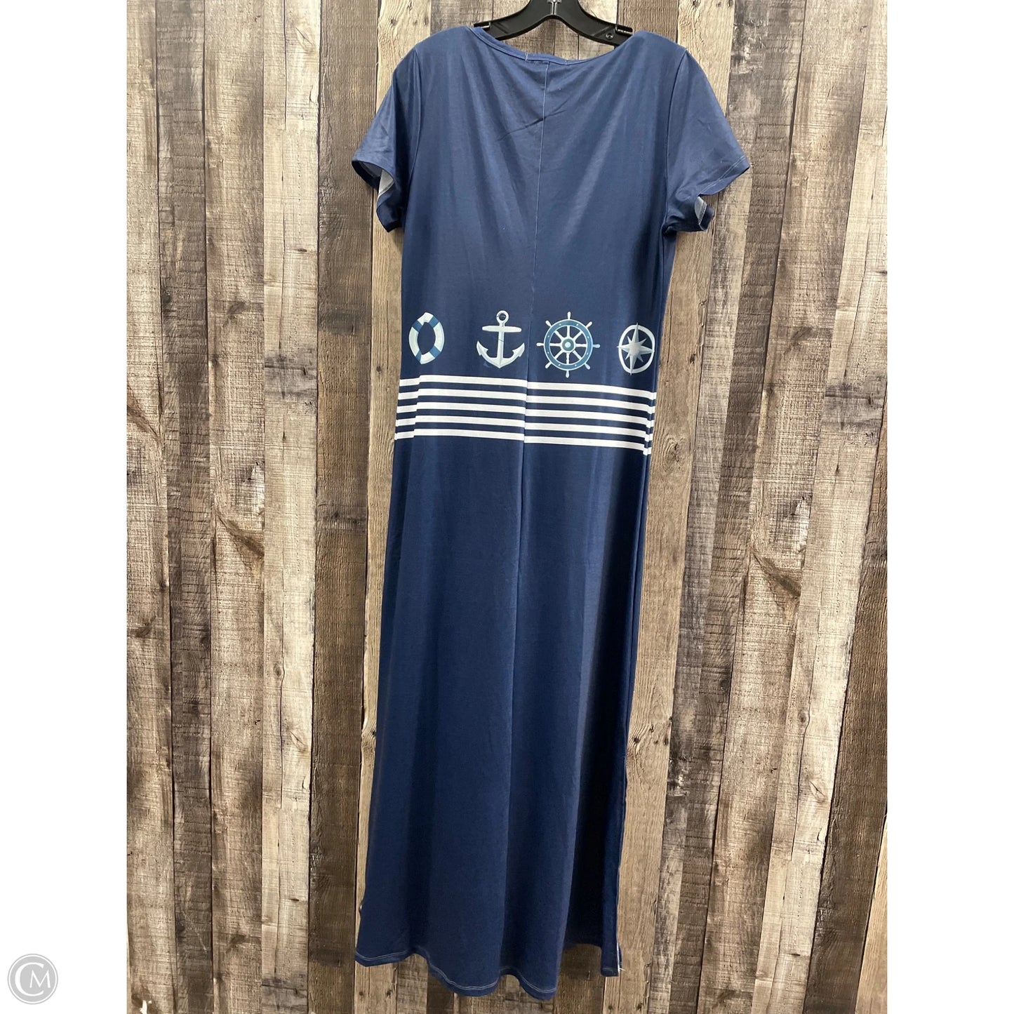 Dress Casual Maxi By Cme In Navy, Size: S