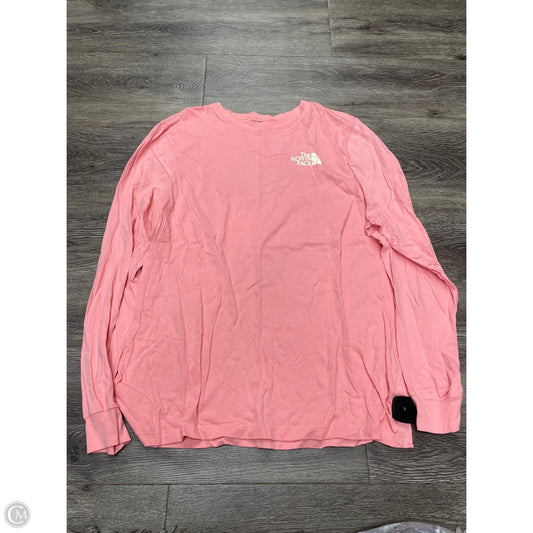 Top Long Sleeve By The North Face In Coral, Size: Xl