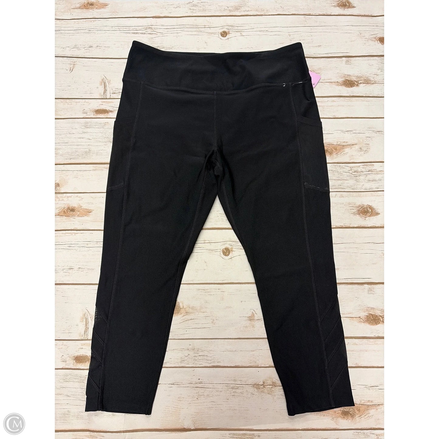 Athletic Leggings Capris By Mondetta In Black, Size: Xl