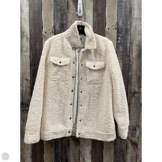 Jacket Faux Fur & Sherpa By Jack By Bb Dakota In White, Size: S