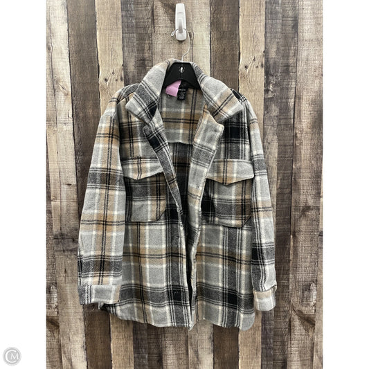 Jacket Denim By Rue 21 In Grey, Size: M