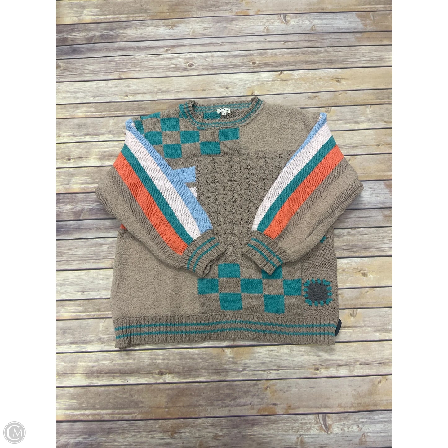 Sweater By Pol In Tan, Size: S