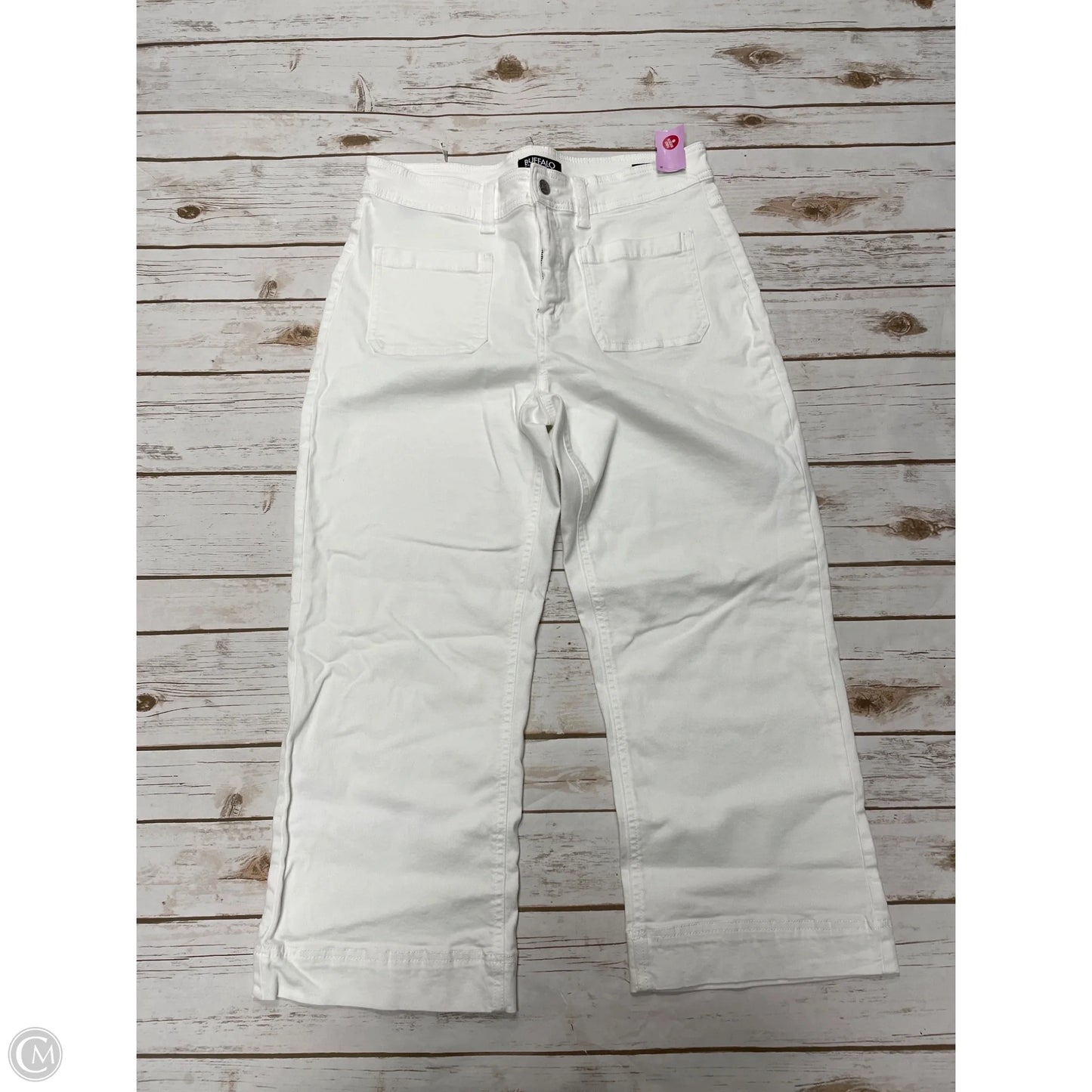 Jeans Straight By Buffalo David Bitton In White, Size: 12