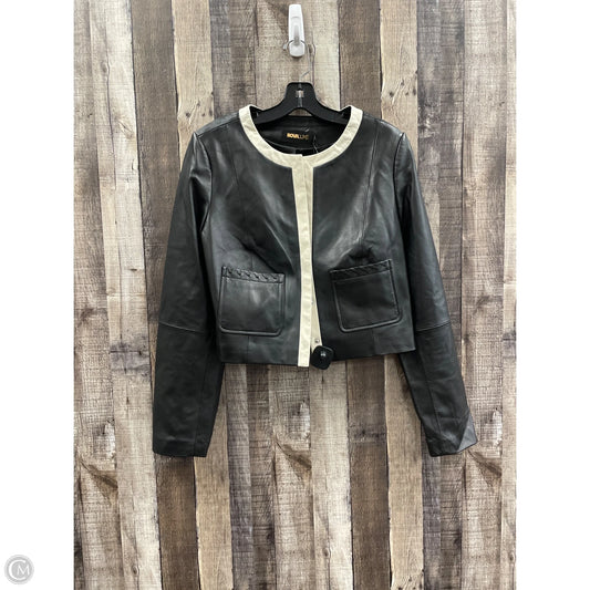 Jacket Leather By Fashion Nova In Black, Size: Xl