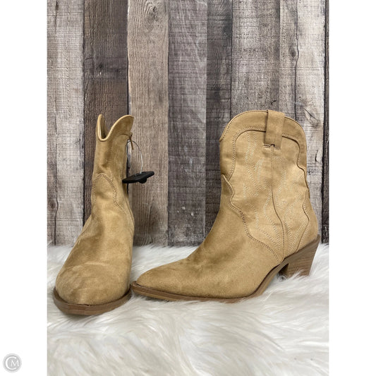 Boots Western By Universal Thread In Tan, Size: 6.5
