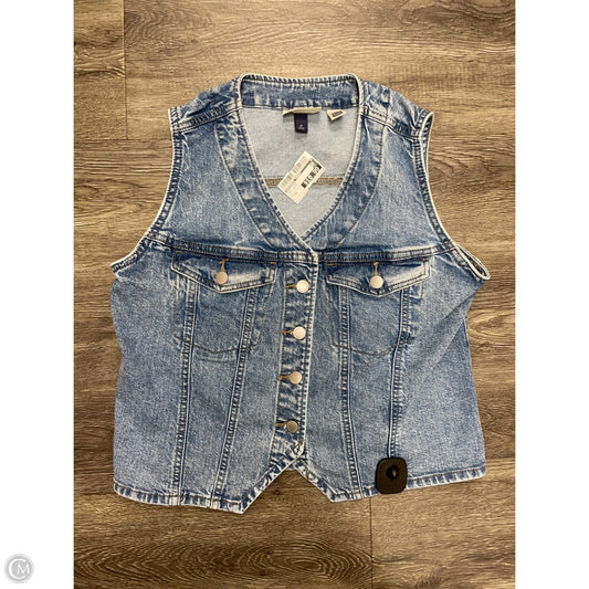 Vest Other By Universal Thread In Blue Denim, Size: M