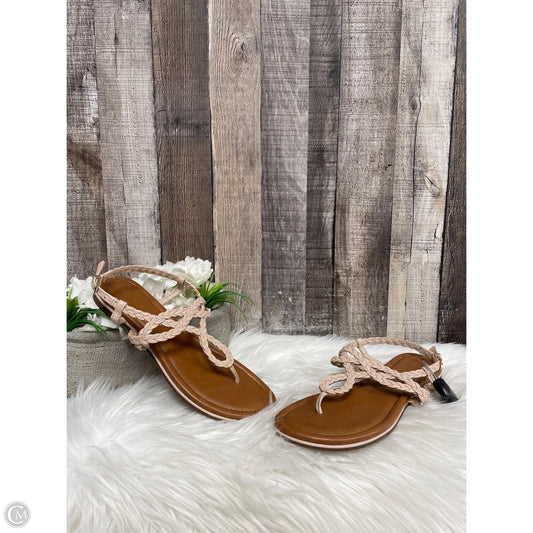Sandals Flats By Kelly And Katie In Tan, Size: 9