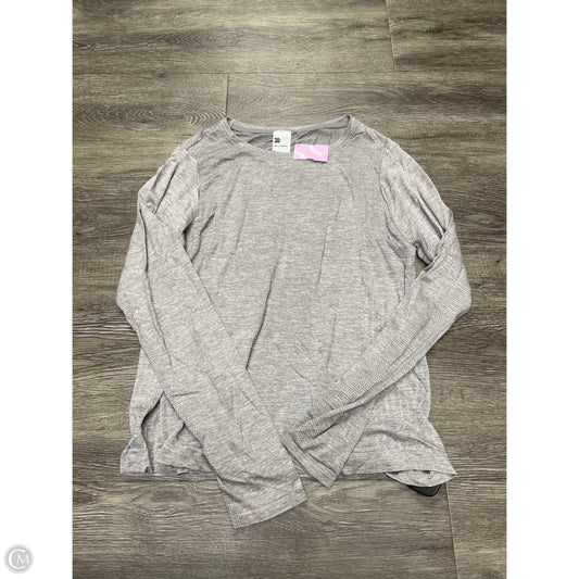 Athletic Top Long Sleeve Crewneck By All In Motion In Grey, Size: M